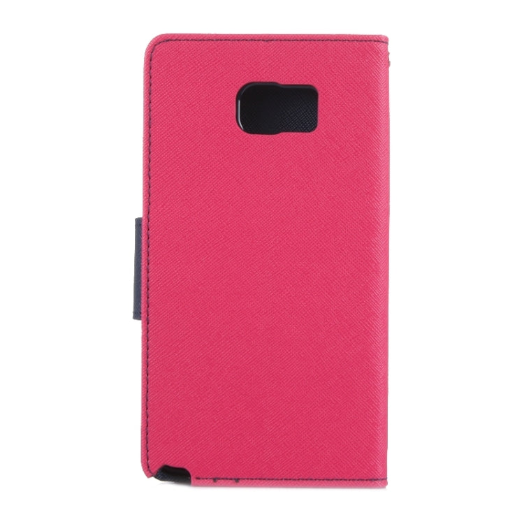 Color Matching Style Cross Texture Horizontal Flip Leather Case with Holder & Card Slots & Wallet for Galaxy Note 5 / N920
