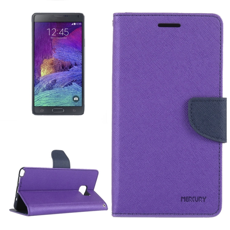 Color Matching Style Cross Texture Horizontal Flip Leather Case with Holder & Card Slots & Wallet for Galaxy Note 5 / N920