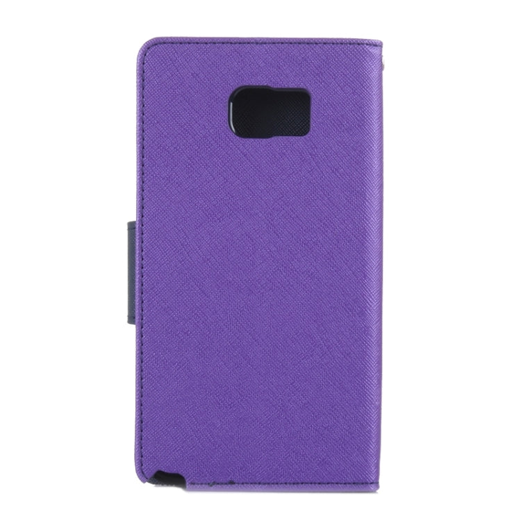 Color Matching Style Cross Texture Horizontal Flip Leather Case with Holder & Card Slots & Wallet for Galaxy Note 5 / N920