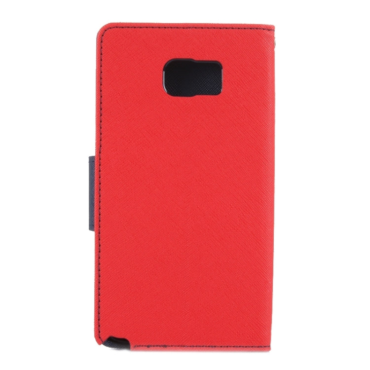 Color Matching Style Cross Texture Horizontal Flip Leather Case with Holder & Card Slots & Wallet for Galaxy Note 5 / N920