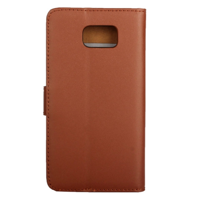 Cowhide Texture Horizontal Flip Genuine leather Case with Card Slot & Holder for Galaxy Note 5 / N9200
