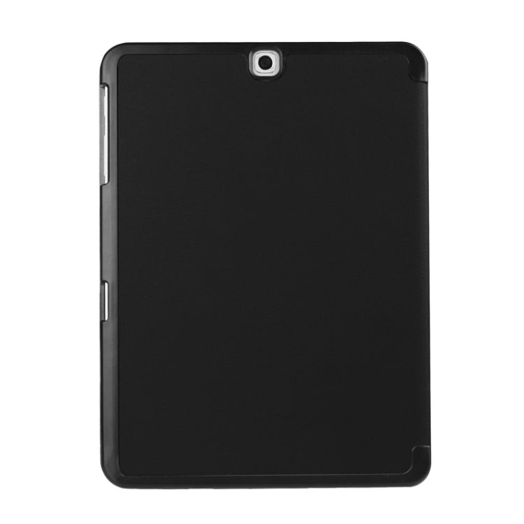 Karst Texture Horizontal Flip Solid Color Leather Case with Three-Folding Holder for Galaxy Tab S2 9.7 / T815