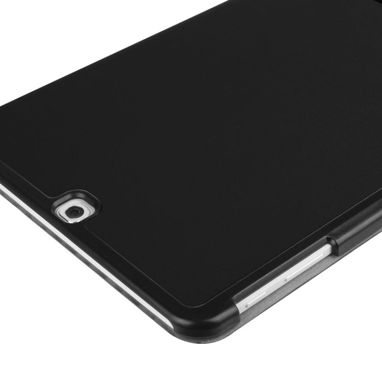 Karst Texture Horizontal Flip Solid Color Leather Case with Three-Folding Holder for Galaxy Tab S2 9.7 / T815