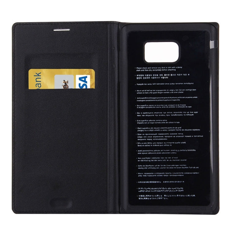 Litchi Texture Horizontal Flip Leather Case with Card Slots for Galaxy Note 5 / N9200