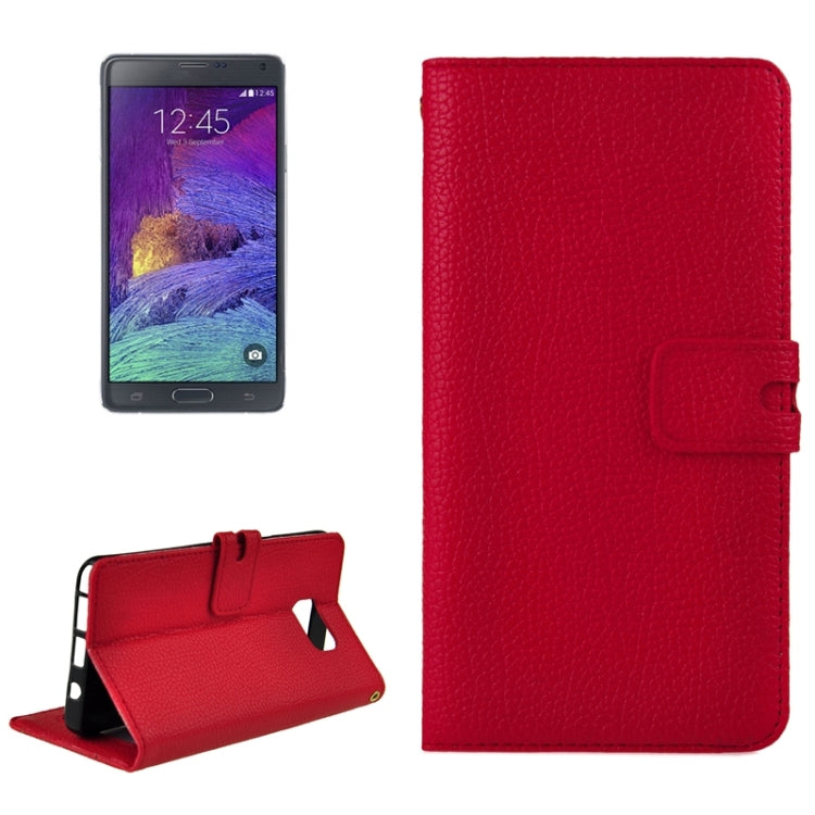 Litchi Texture Horizontal Flip Leather Case with Holder & Card Slots & Wallet for Galaxy Note 5 / N920