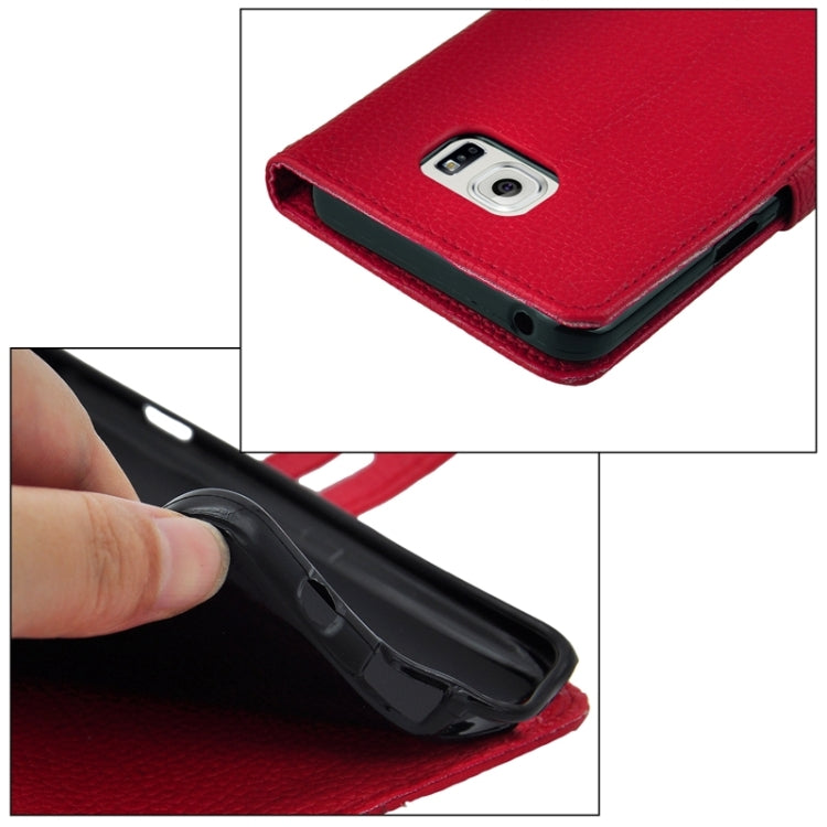 Litchi Texture Horizontal Flip Leather Case with Holder & Card Slots & Wallet for Galaxy Note 5 / N920