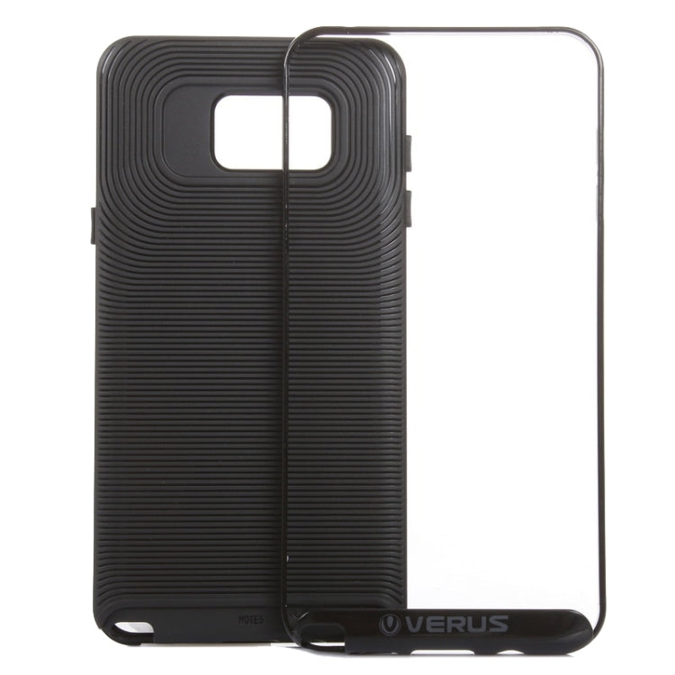 VERUS Ripple Texture Plastic Hard Shell Combination Case for Galaxy Note 5 / N920