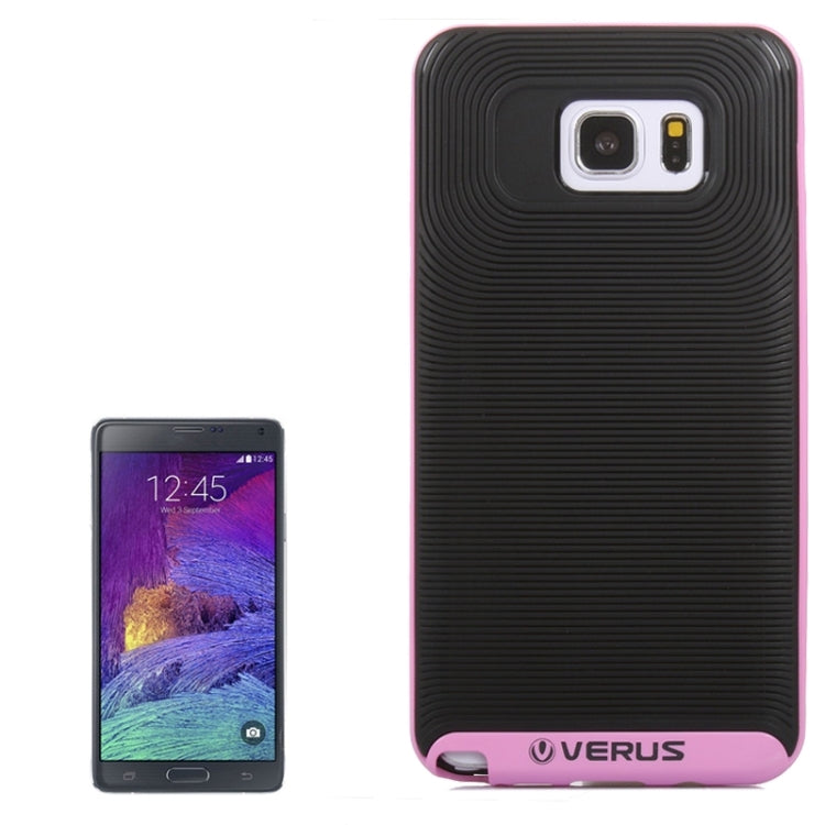 VERUS Ripple Texture Plastic Hard Shell Combination Case for Galaxy Note 5 / N920