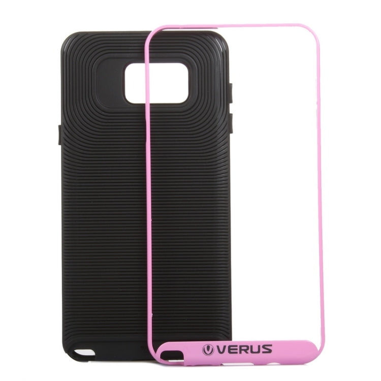 VERUS Ripple Texture Plastic Hard Shell Combination Case for Galaxy Note 5 / N920