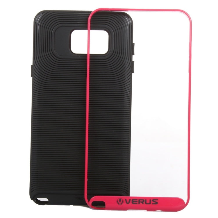 VERUS Ripple Texture Plastic Hard Shell Combination Case for Galaxy Note 5 / N920