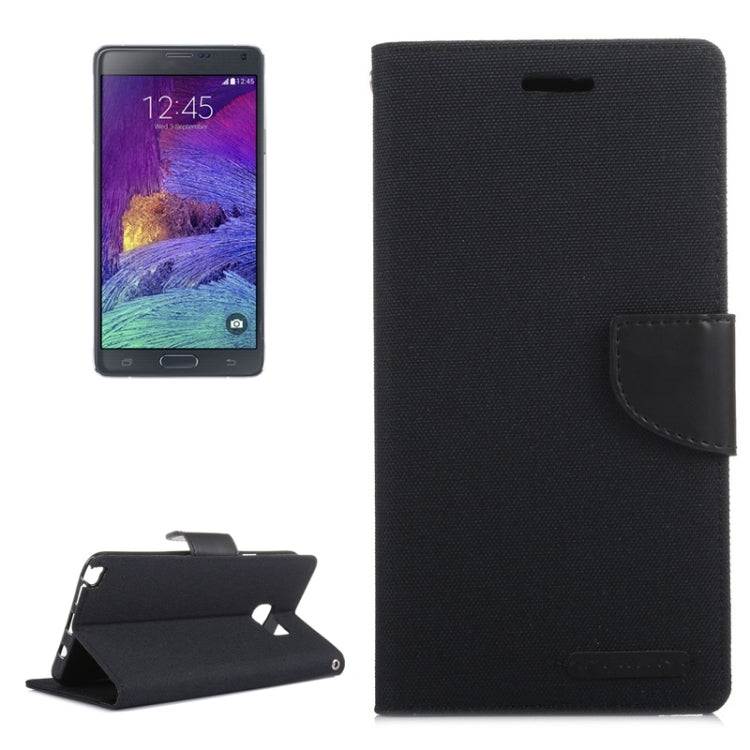 Denim Texture Horizontal Flip Leather Case with Holder & Card Slots & Wallet for Galaxy Note 5 / N920