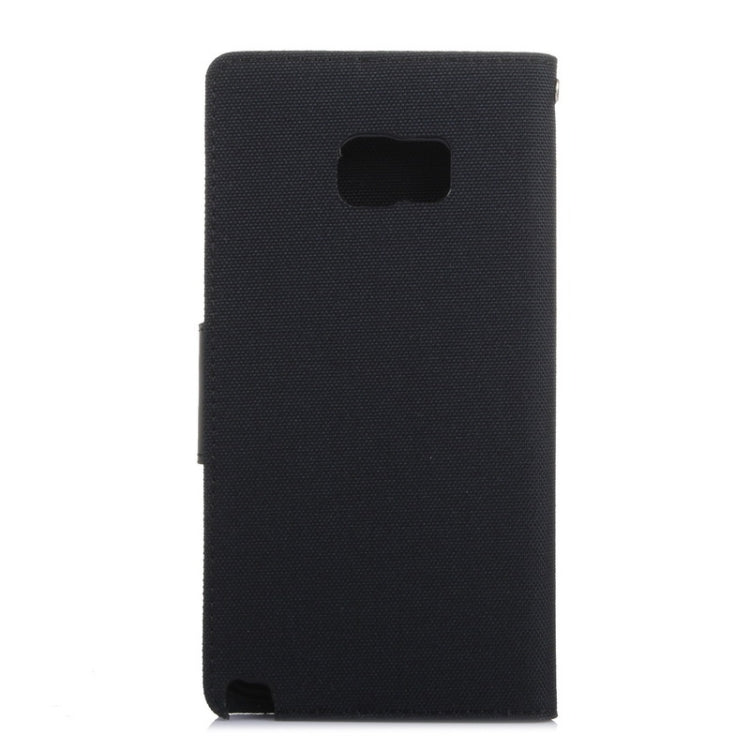 Denim Texture Horizontal Flip Leather Case with Holder & Card Slots & Wallet for Galaxy Note 5 / N920
