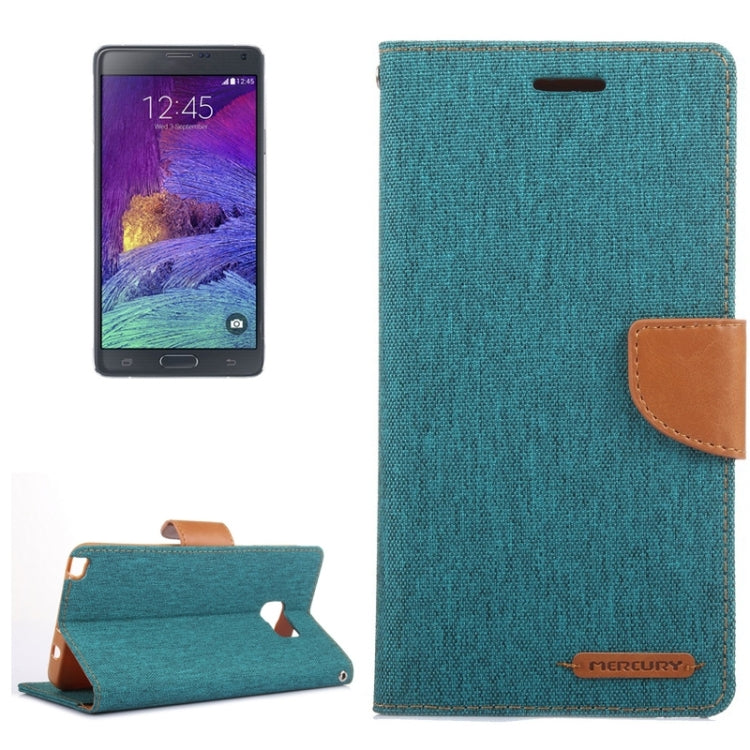 Denim Texture Horizontal Flip Leather Case with Holder & Card Slots & Wallet for Galaxy Note 5 / N920