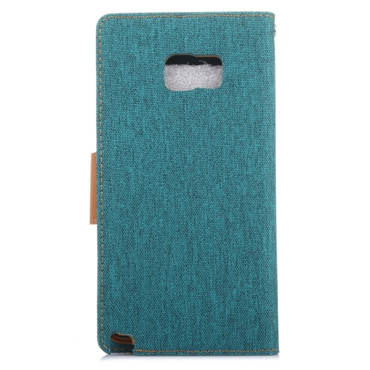 Denim Texture Horizontal Flip Leather Case with Holder & Card Slots & Wallet for Galaxy Note 5 / N920