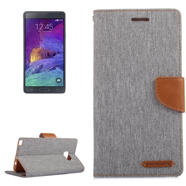 Denim Texture Horizontal Flip Leather Case with Holder & Card Slots & Wallet for Galaxy Note 5 / N920