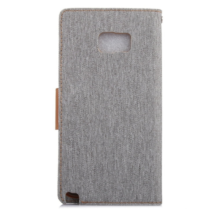 Denim Texture Horizontal Flip Leather Case with Holder & Card Slots & Wallet for Galaxy Note 5 / N920