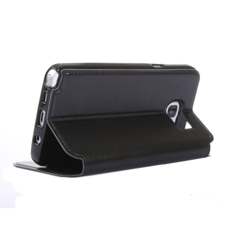 Crazy Horse Texture Horizontal Flip Leather Case with Holder & Card Slot & Caller ID Display for Galaxy Note 5 / N920