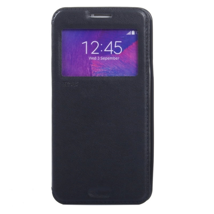 Crazy Horse Texture Horizontal Flip Leather Case with Holder & Card Slot & Caller ID Display for Galaxy Note 5 / N920