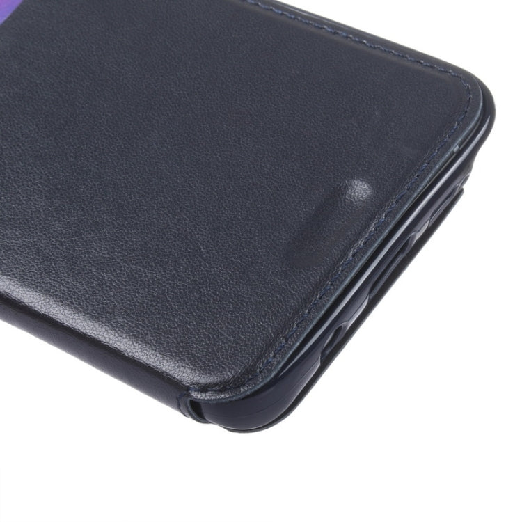 Crazy Horse Texture Horizontal Flip Leather Case with Holder & Card Slot & Caller ID Display for Galaxy Note 5 / N920