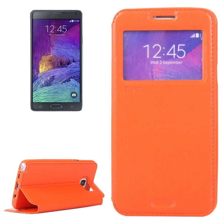 Crazy Horse Texture Horizontal Flip Leather Case with Holder & Card Slot & Caller ID Display for Galaxy Note 5 / N920