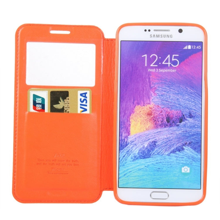 Crazy Horse Texture Horizontal Flip Leather Case with Holder & Card Slot & Caller ID Display for Galaxy Note 5 / N920