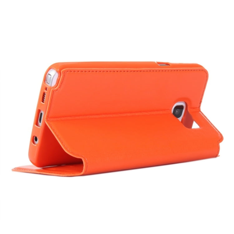 Crazy Horse Texture Horizontal Flip Leather Case with Holder & Card Slot & Caller ID Display for Galaxy Note 5 / N920