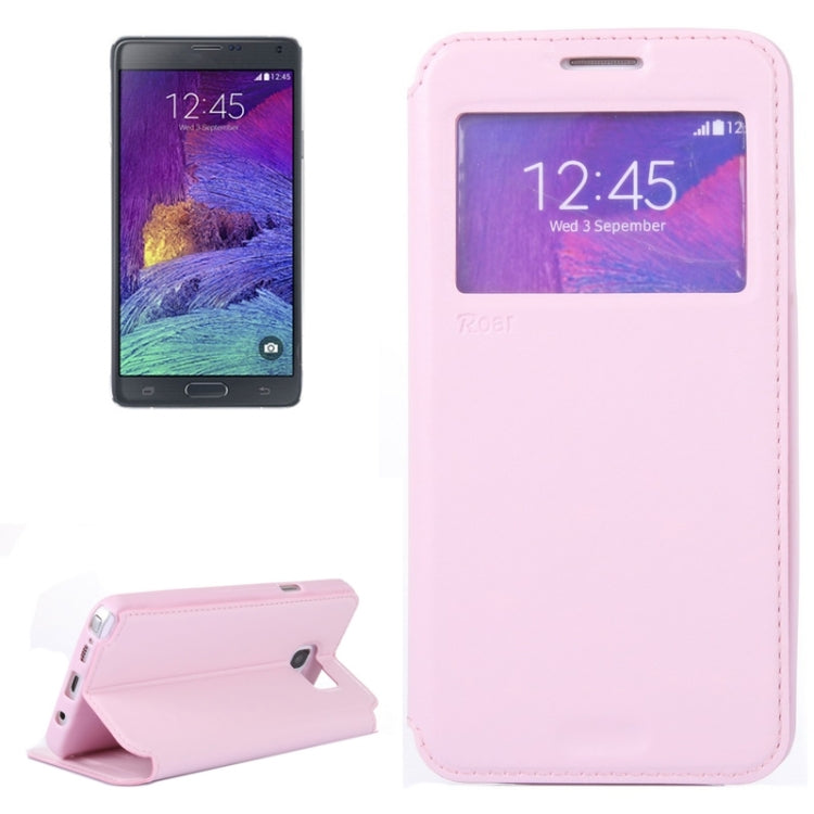 Crazy Horse Texture Horizontal Flip Leather Case with Holder & Card Slot & Caller ID Display for Galaxy Note 5 / N920