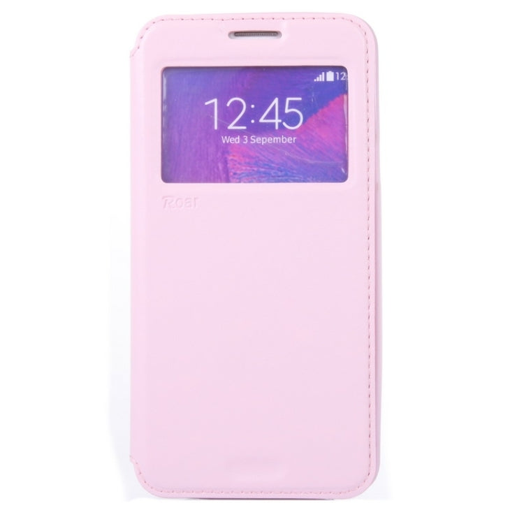 Crazy Horse Texture Horizontal Flip Leather Case with Holder & Card Slot & Caller ID Display for Galaxy Note 5 / N920
