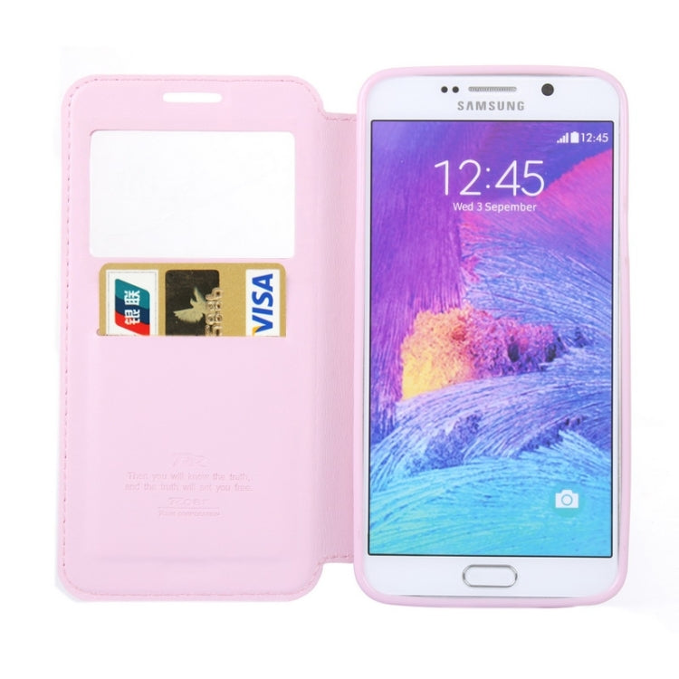 Crazy Horse Texture Horizontal Flip Leather Case with Holder & Card Slot & Caller ID Display for Galaxy Note 5 / N920