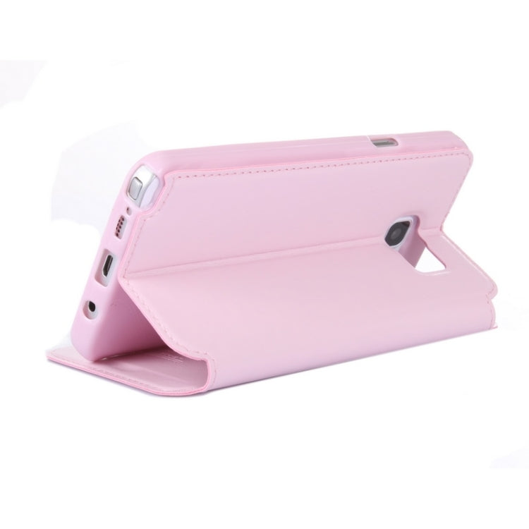 Crazy Horse Texture Horizontal Flip Leather Case with Holder & Card Slot & Caller ID Display for Galaxy Note 5 / N920