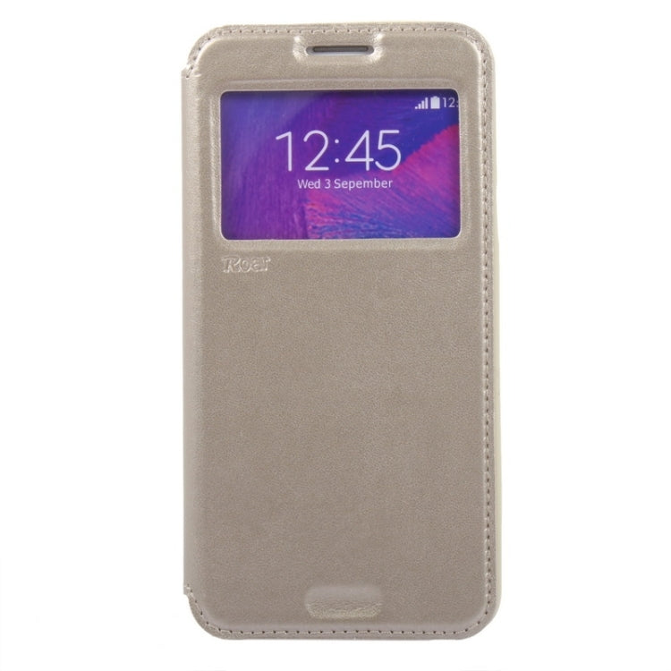 Crazy Horse Texture Horizontal Flip Leather Case with Holder & Card Slot & Caller ID Display for Galaxy Note 5 / N920