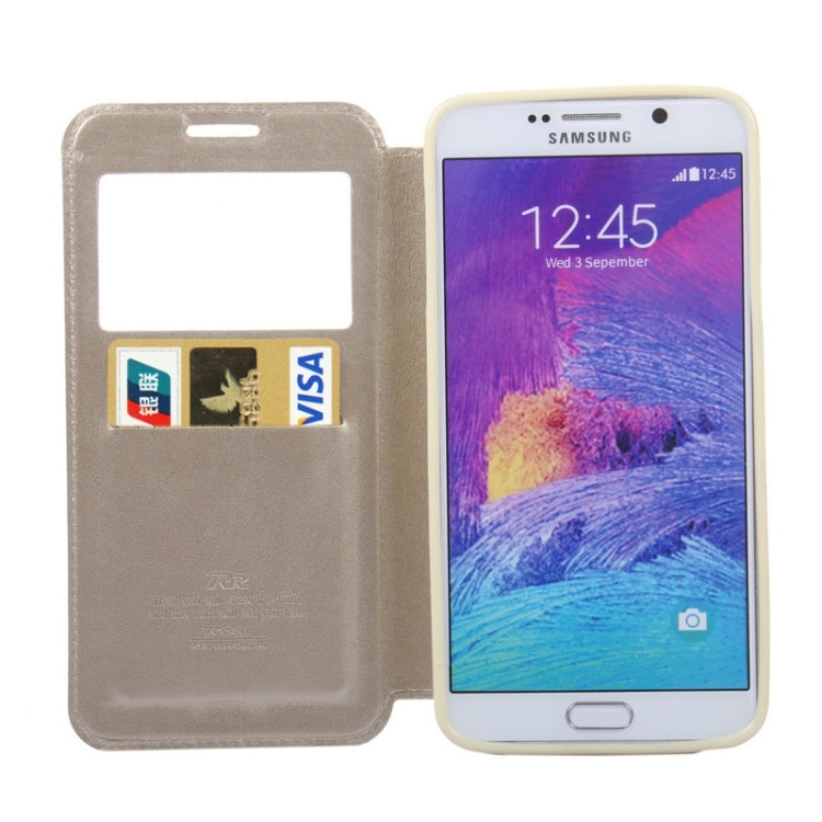 Crazy Horse Texture Horizontal Flip Leather Case with Holder & Card Slot & Caller ID Display for Galaxy Note 5 / N920