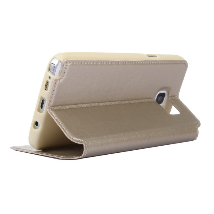 Crazy Horse Texture Horizontal Flip Leather Case with Holder & Card Slot & Caller ID Display for Galaxy Note 5 / N920