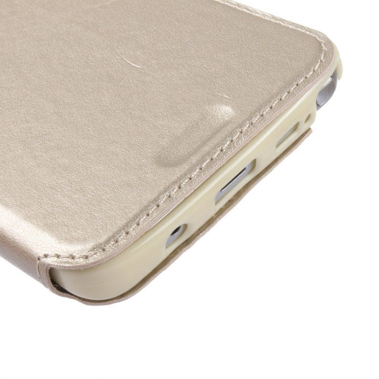 Crazy Horse Texture Horizontal Flip Leather Case with Holder & Card Slot & Caller ID Display for Galaxy Note 5 / N920