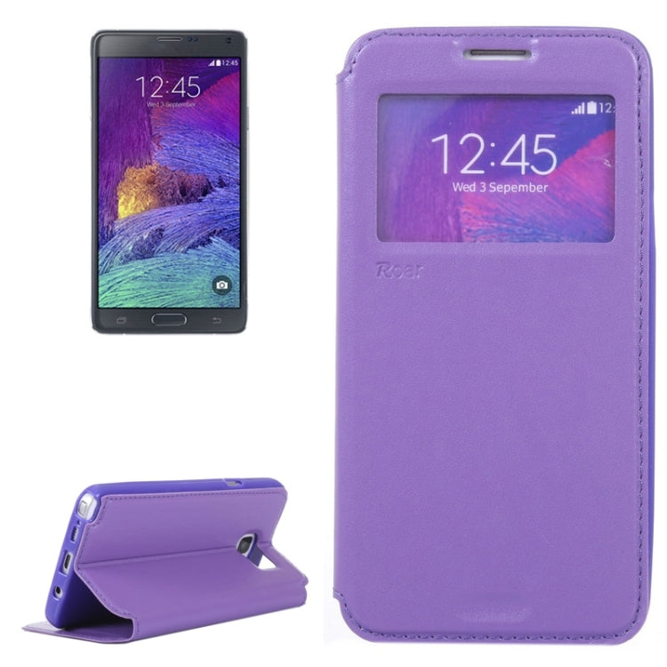 Crazy Horse Texture Horizontal Flip Leather Case with Holder & Card Slot & Caller ID Display for Galaxy Note 5 / N920