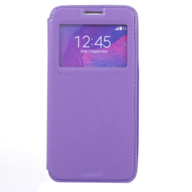 Crazy Horse Texture Horizontal Flip Leather Case with Holder & Card Slot & Caller ID Display for Galaxy Note 5 / N920