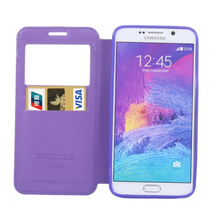 Crazy Horse Texture Horizontal Flip Leather Case with Holder & Card Slot & Caller ID Display for Galaxy Note 5 / N920