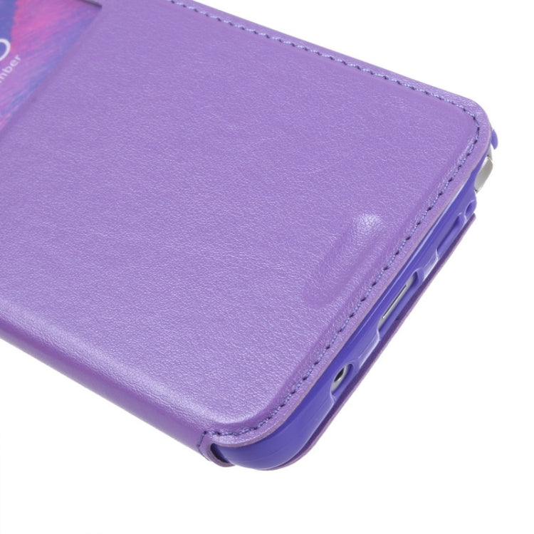 Crazy Horse Texture Horizontal Flip Leather Case with Holder & Card Slot & Caller ID Display for Galaxy Note 5 / N920