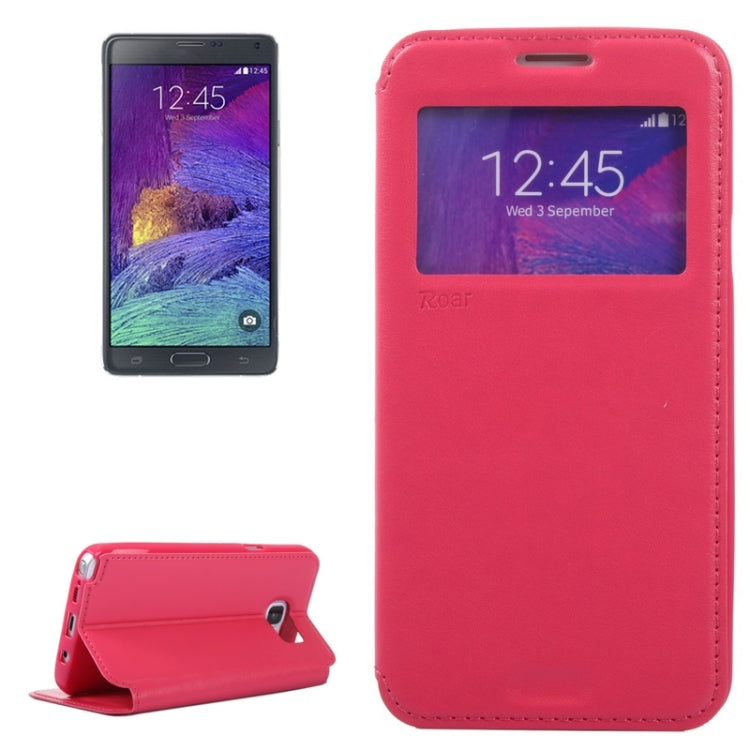 Crazy Horse Texture Horizontal Flip Leather Case with Holder & Card Slot & Caller ID Display for Galaxy Note 5 / N920
