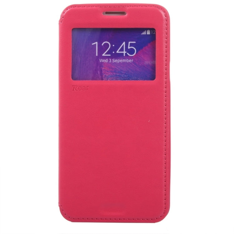 Crazy Horse Texture Horizontal Flip Leather Case with Holder & Card Slot & Caller ID Display for Galaxy Note 5 / N920