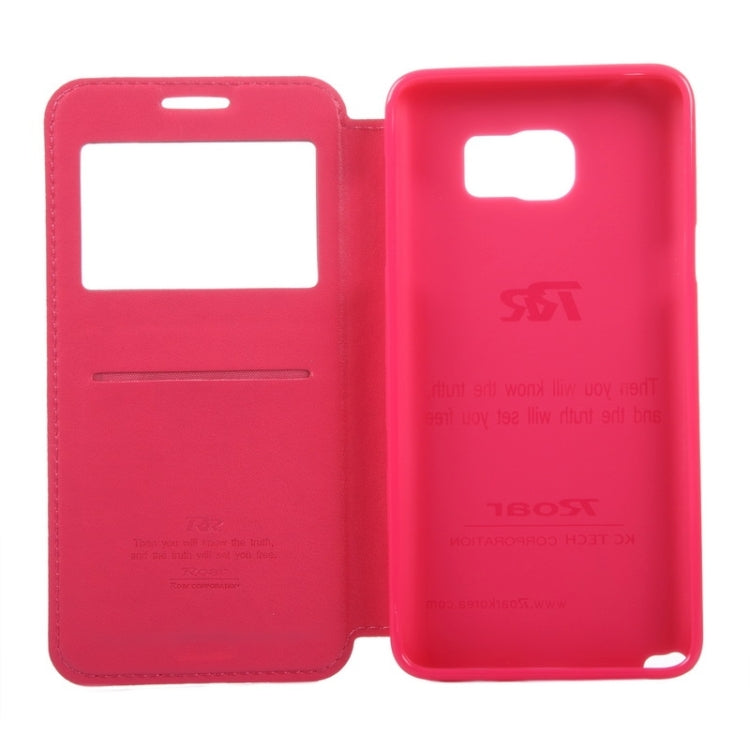 Crazy Horse Texture Horizontal Flip Leather Case with Holder & Card Slot & Caller ID Display for Galaxy Note 5 / N920