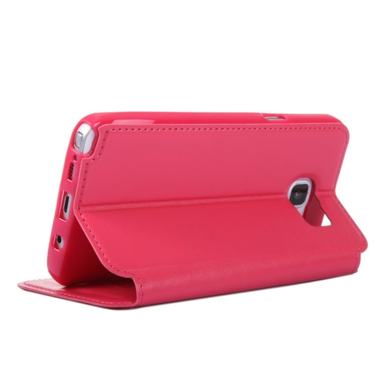 Crazy Horse Texture Horizontal Flip Leather Case with Holder & Card Slot & Caller ID Display for Galaxy Note 5 / N920