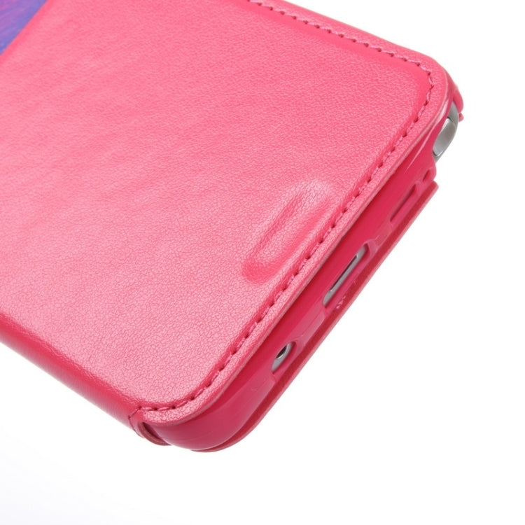 Crazy Horse Texture Horizontal Flip Leather Case with Holder & Card Slot & Caller ID Display for Galaxy Note 5 / N920