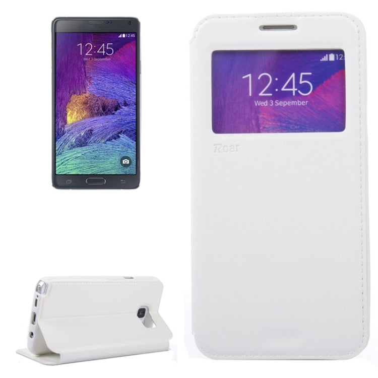 Crazy Horse Texture Horizontal Flip Leather Case with Holder & Card Slot & Caller ID Display for Galaxy Note 5 / N920