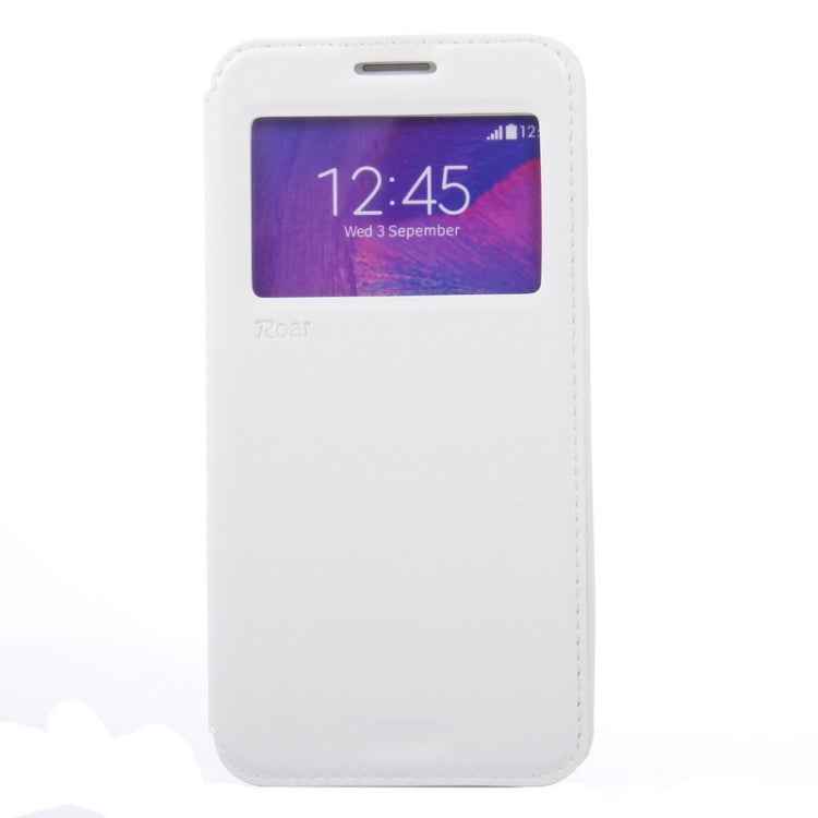 Crazy Horse Texture Horizontal Flip Leather Case with Holder & Card Slot & Caller ID Display for Galaxy Note 5 / N920