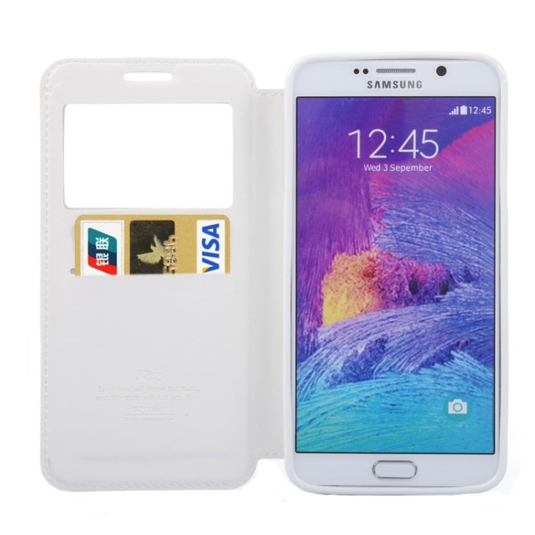 Crazy Horse Texture Horizontal Flip Leather Case with Holder & Card Slot & Caller ID Display for Galaxy Note 5 / N920