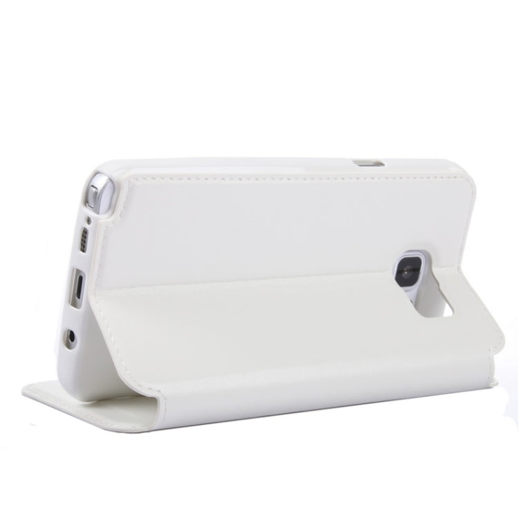 Crazy Horse Texture Horizontal Flip Leather Case with Holder & Card Slot & Caller ID Display for Galaxy Note 5 / N920