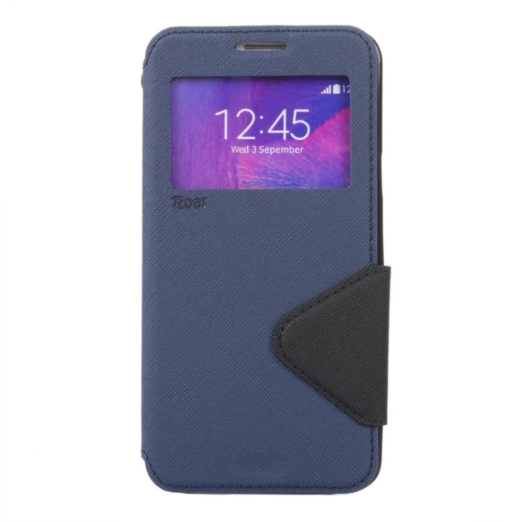 Cross Texture Horizontal Flip Leather Case with Holder & Card Slot for Galaxy Note 5 / N920