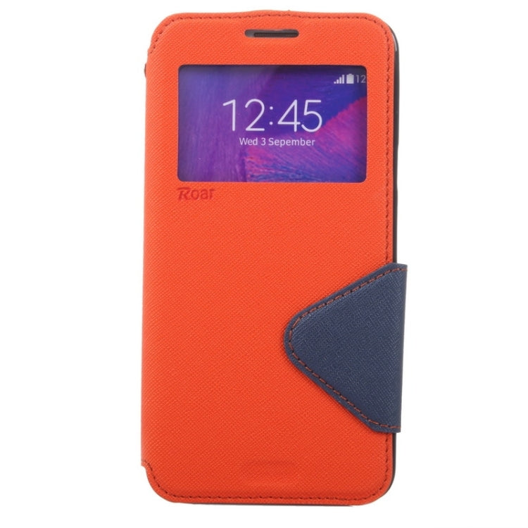 Cross Texture Horizontal Flip Leather Case with Holder & Card Slot for Galaxy Note 5 / N920