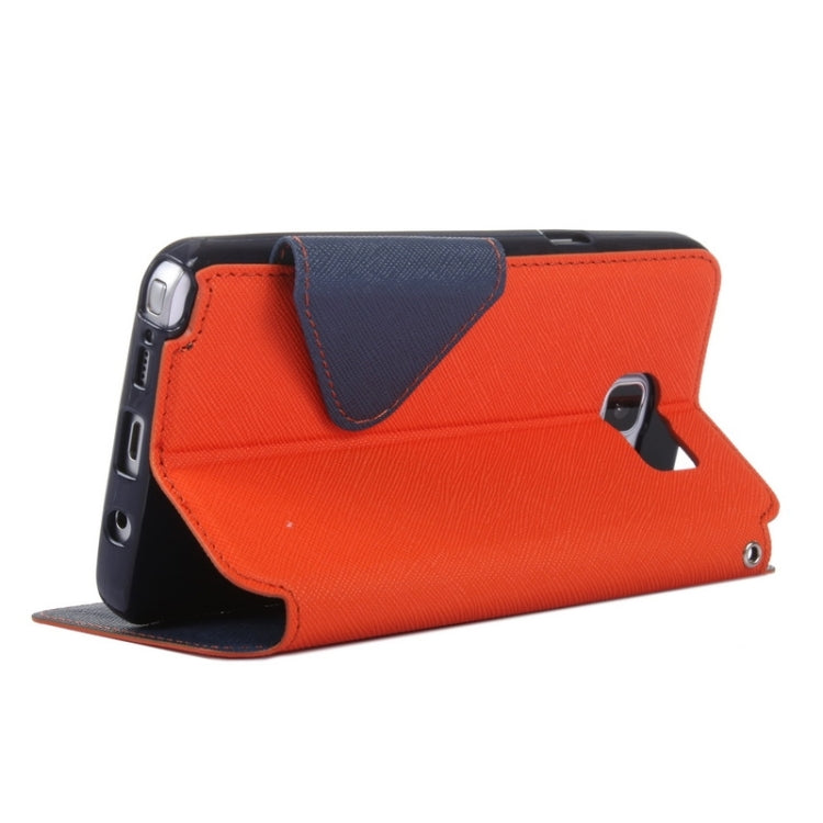 Cross Texture Horizontal Flip Leather Case with Holder & Card Slot for Galaxy Note 5 / N920